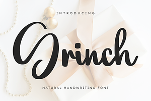 Grinch - Natural Handwritten