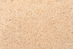 Close-up texture background of psyllium seed husk.