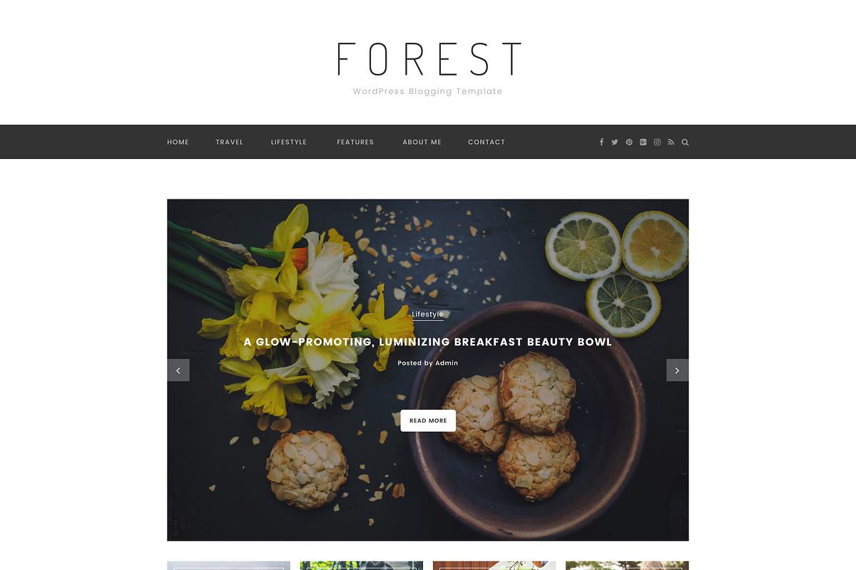 Forest - Minimal Blogging Template, a Device Mockup by bigpsfan's SHOP (Photo 2 of 20)