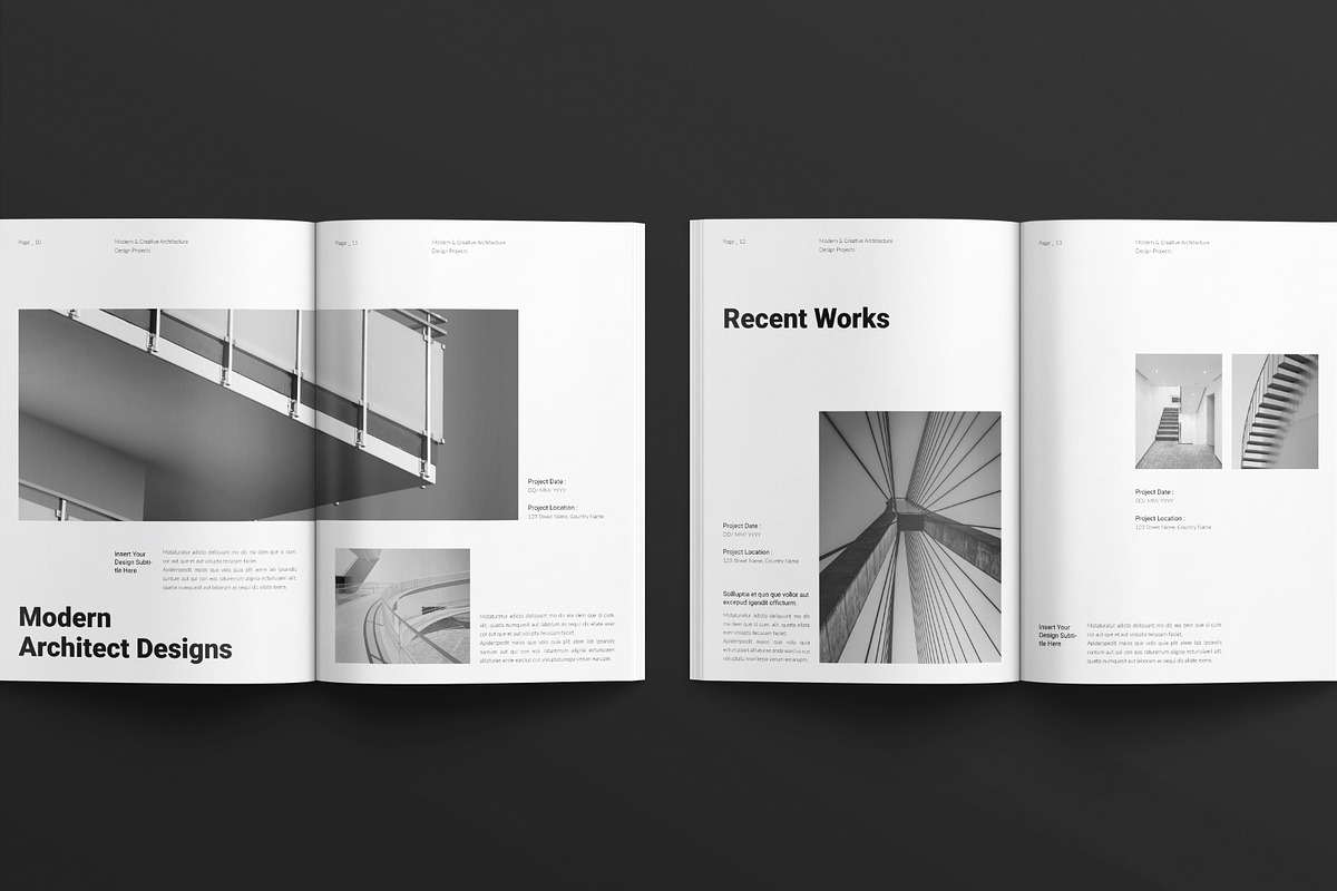 Digital Architect Brochure Template, a Brochure Template by E-Type (Photo 5 of 7)