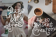Ophelia Story - Curly Script, a Script Font by Sarid Ezra (Thumbnail 6 of 9)