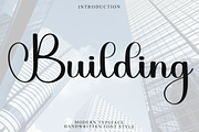 Building, a Handwritten Font by InermediaSTUDIO (Thumbnail 1 of 8)