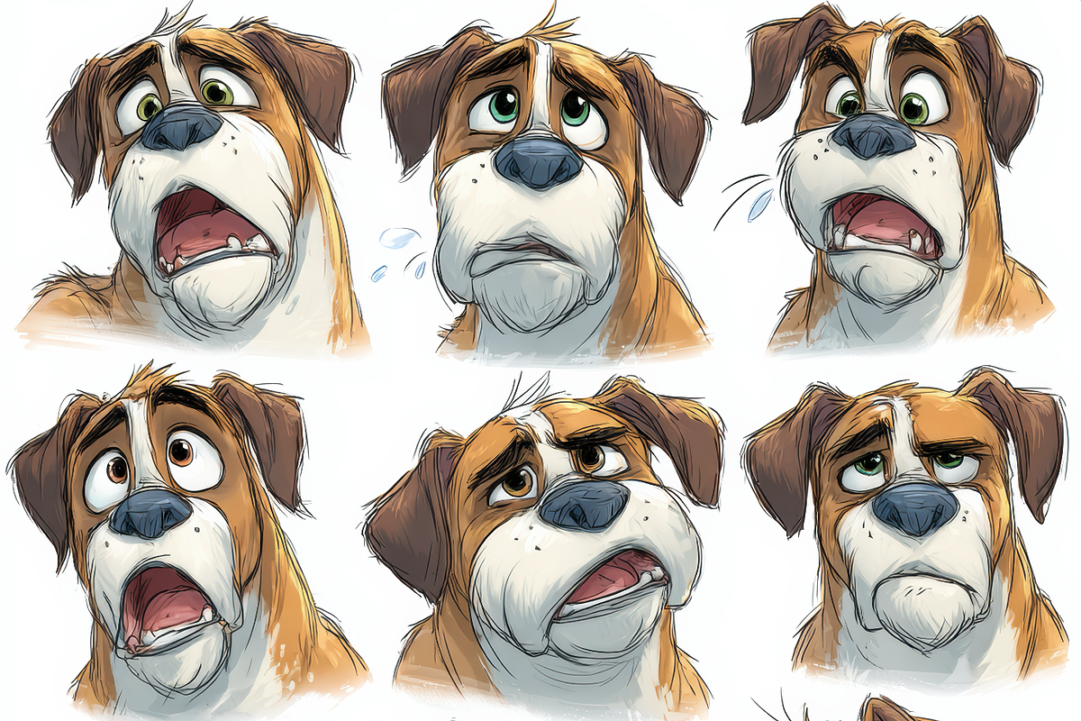 Funny Dog Sticker Pack 120+ Sheets preview 5