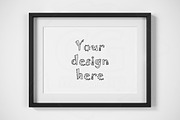 Minimal matted frame A4 mockup, a Print Template by CGmockup (Thumbnail 2 of 2)