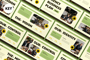 Cream Agency Business Plan Keynote, a Presentation Template by graphicook (Thumbnail 1 of 4)