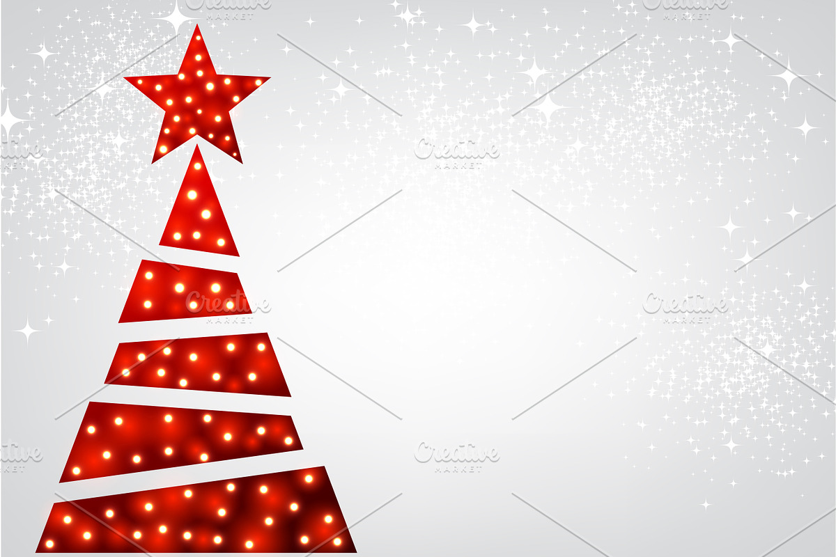 Red Christmas & New Year set, a Decorative Illustration by Vjom (Photo 2 of 12)