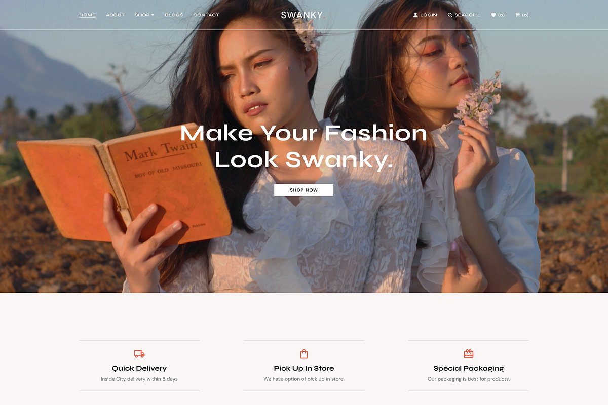 Swanky Fashion Store Figma Template, a Websites & App Template by TemplatesJungle (Photo 7 of 23)