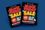 Black Friday Sale Flyer, a Flyer Template by megarez (Thumbnail 1 of 3)