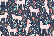Unicorn Fields Seamless Pattern, a Pattern Graphic by origamiprints (Thumbnail 3 of 4)