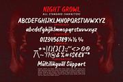 Night Growl / Rough Textured Font, a Handwritten Font by Java pep (Thumbnail 13 of 13)