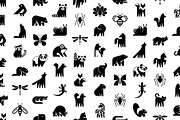 Animals logos collection + pattern, an Object Graphic by NataliiaVolyk (Thumbnail 8 of 11)