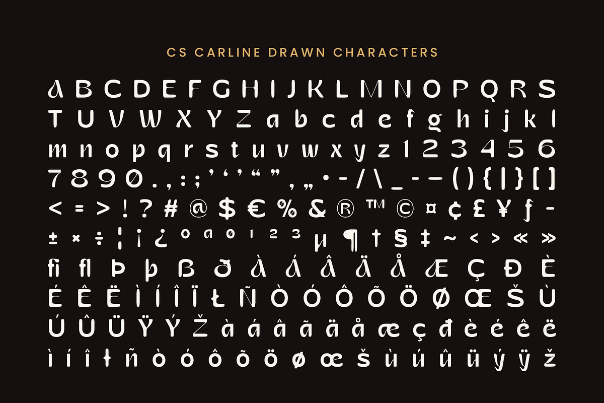 CS Carline Drawn, a Sans Serif Font by Craft Supply Co. (Photo 8 of 8)