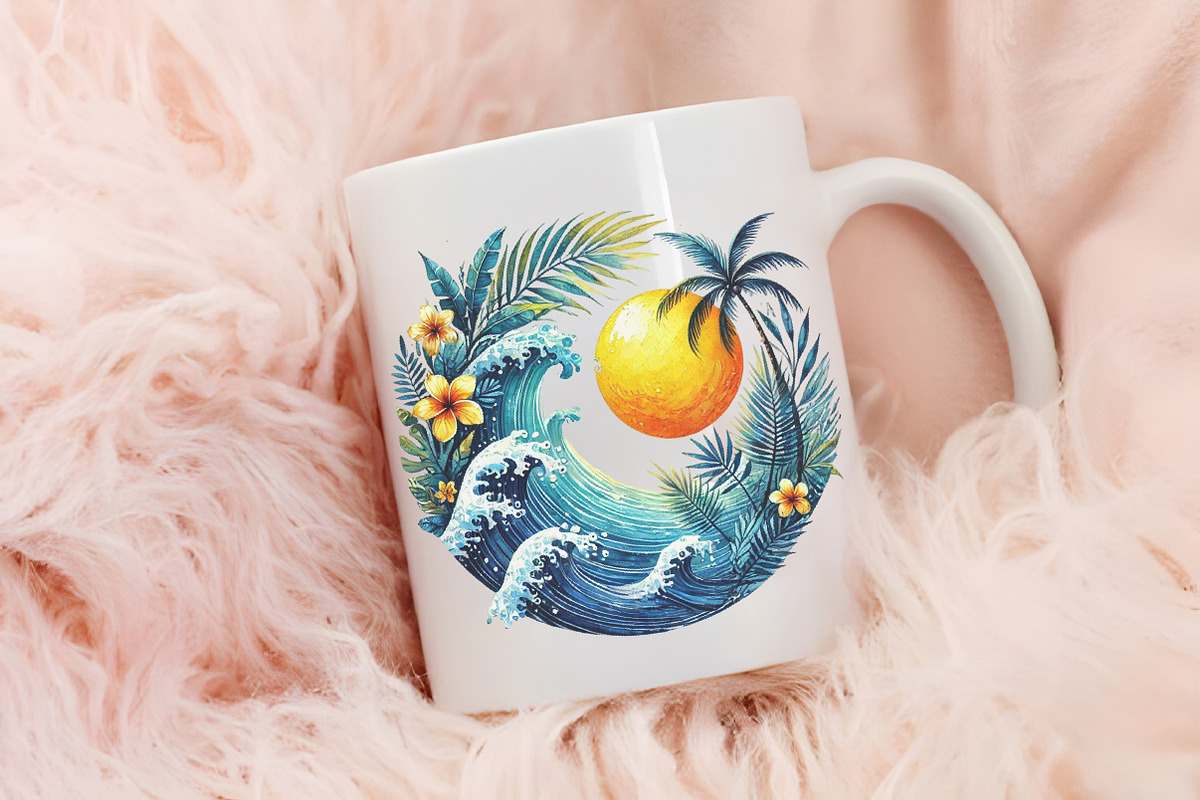 Tropical spring clipart, an Illustration by RobertsArt (Photo 5 of 7)