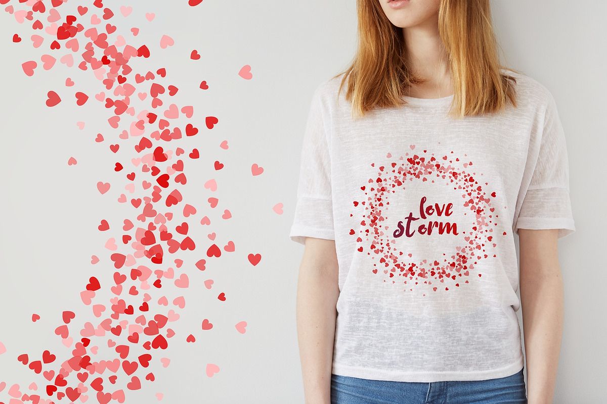 All your red hearts bundle, a Pattern Graphic by ekmelica (Photo 4 of 18)