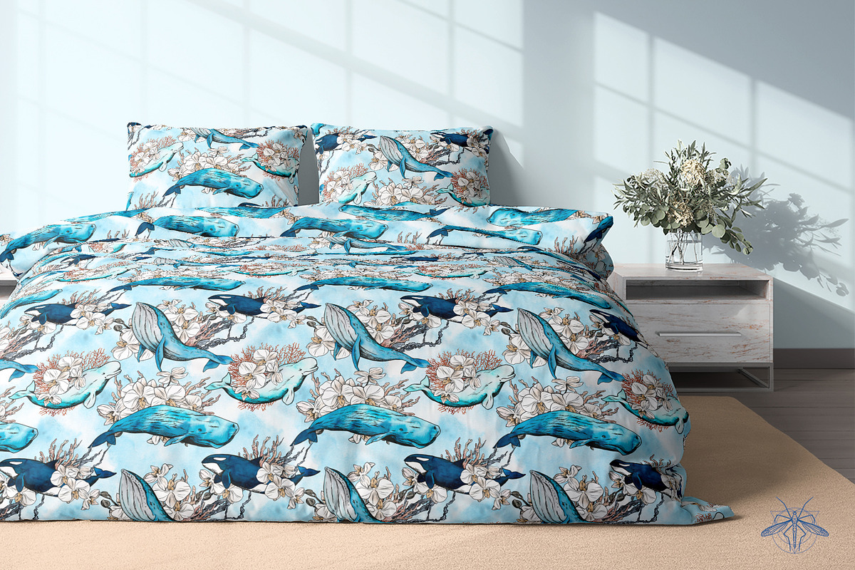 SERENITY | Watercolor ocean set, an Animal Illustration by Tanya Vollar (Photo 6 of 13)