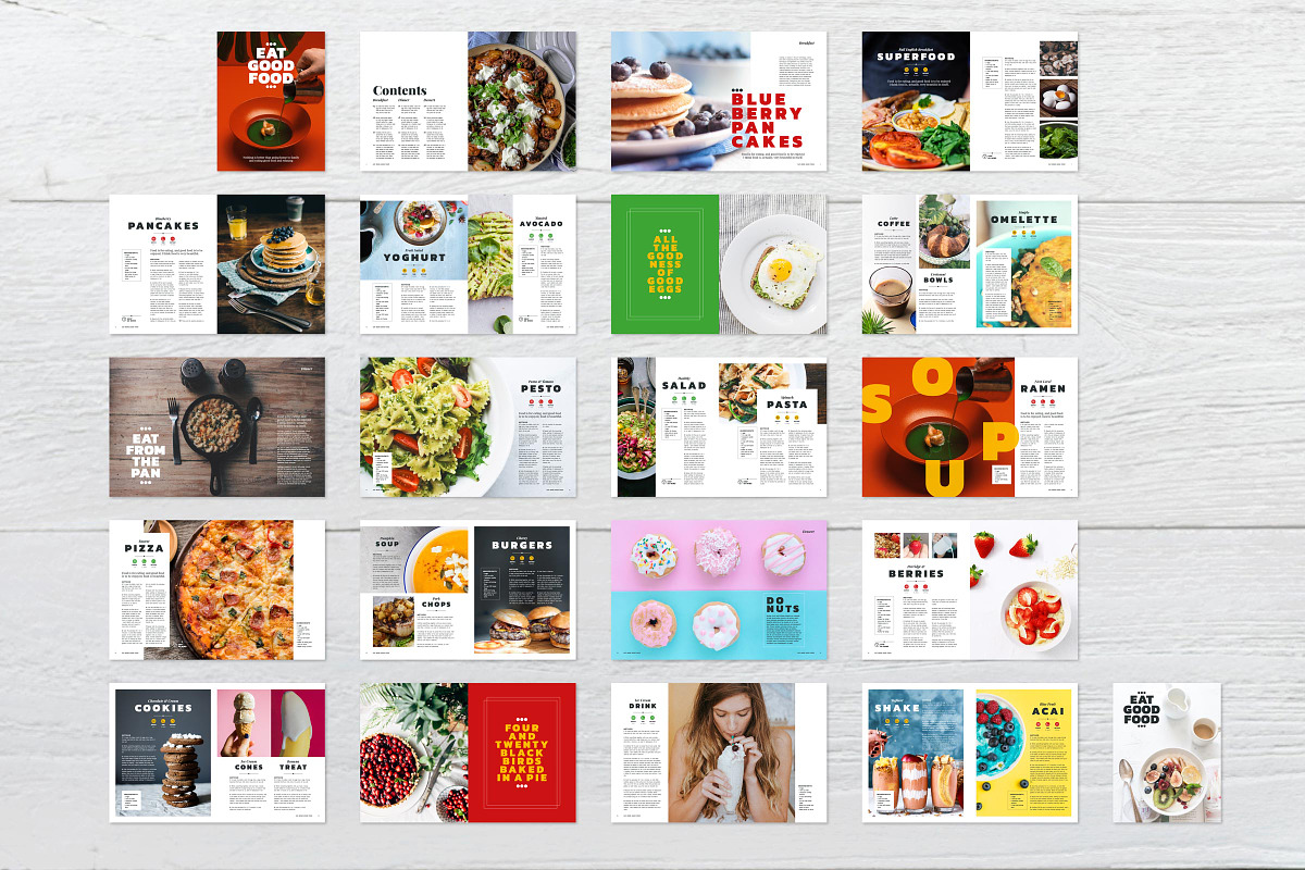 EAT GOOD FOOD Cookbook / Recipe Book, a Magazine Template by Wolfgang Design (Photo 9 of 13)