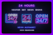 Open Neon Signs, a Work Illustration by Soifer Design (Thumbnail 1 of 2)