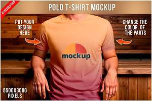 T-Shirt Mockup on Male Model PSD, a Shirt Mockup by Bruno's Shop