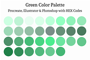Color Palettes Procreate Illustrator, a Palette Add-On by Atelier Fem (Thumbnail 4 of 8)