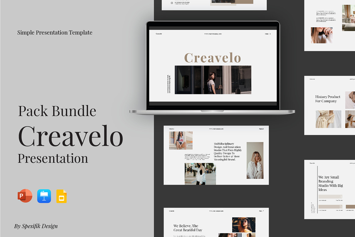 Creavelo Presentation Pack Bundle, a Presentation Template by Spesifikstd (Photo 1 of 9)
