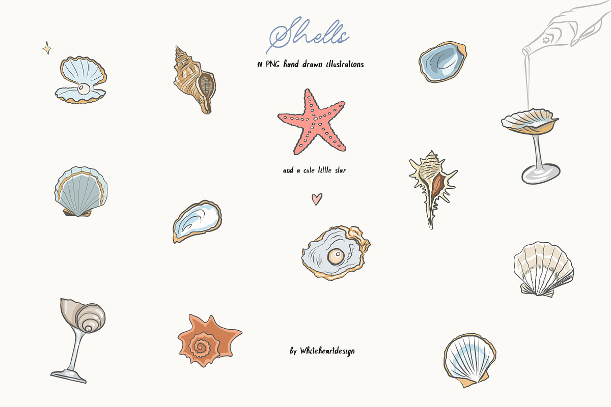 Hand Drawn Wedding Illustrations 300, an Object Graphic by whiteheartdesign (Photo 22 of 24)