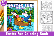 Easter Fun Coloring Book, a Seasonal Illustration by Ink Gallery (Thumbnail 1 of 3)