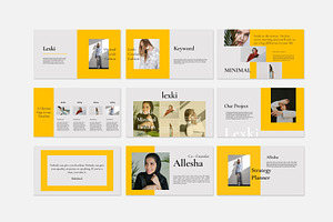 Lexki - Fashion Powerpoint Template