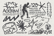 120 Acidrawl Graphic Pack, a Graphic by Vanzyst (Thumbnail 1 of 13)