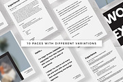 Minimal No Brand Resume, a Resume Template by Maison Octave (Thumbnail 2 of 5)
