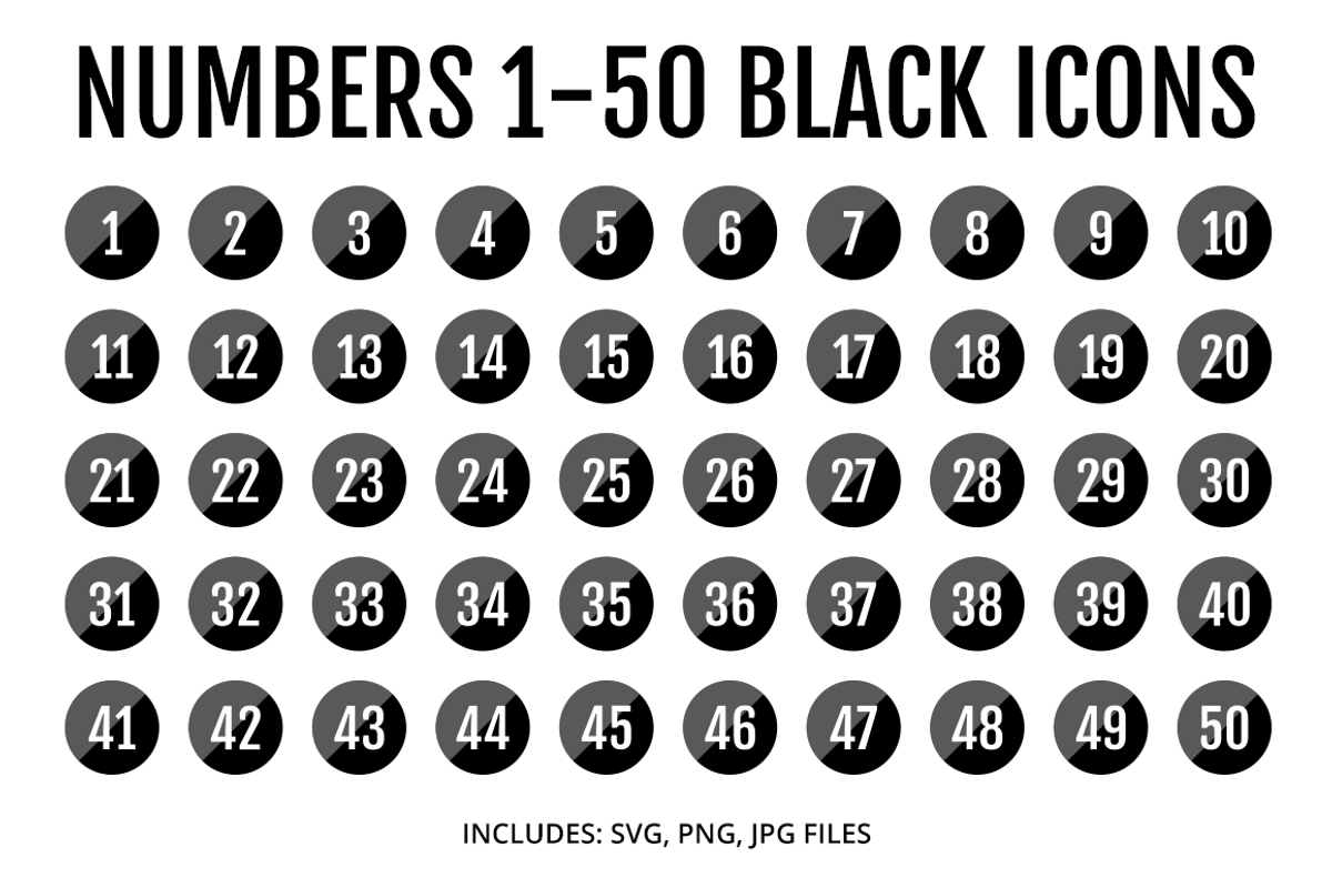 Sleek UI/UX Number Icons, an Icon by Designs By Alfredo