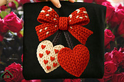 Faux Crochet Valentines Day Png, an Illustration by Craft Nest (Thumbnail 7 of 7)