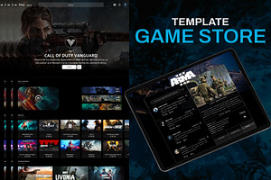 Gamestore Template Complet 2022