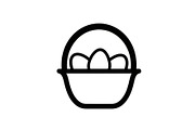 Easter Basket Vector Silhouette Bund, an Illustration by Designs_River (Thumbnail 51 of 51)