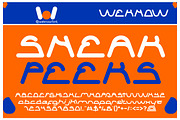 sneak peeks fonts, a Font by weknow (Thumbnail 5 of 5)
