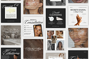 Skincare CANVA Beauty Templates, a Social Media Template by Xenié Creative (Thumbnail 7 of 10)