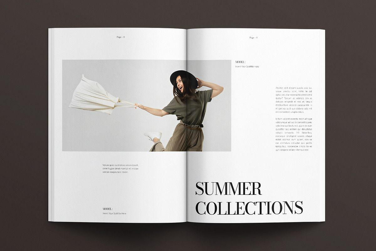 Digital LookBook Template, a Brochure Template by E-Type (Photo 4 of 7)