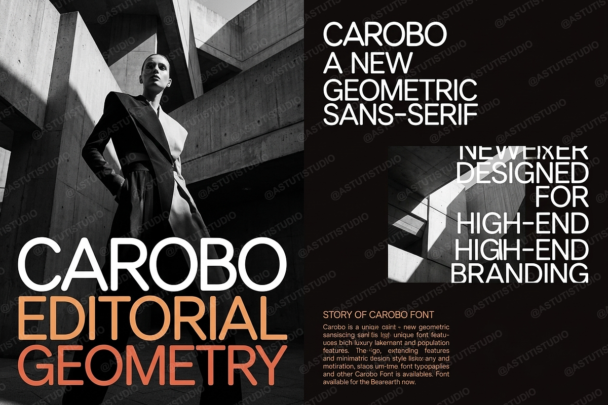 Carobo | Modern Sans Serif, a Sans Serif Font by Astuti Studio (Photo 11 of 25)