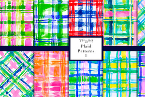 Seamless Preppy Plaid Patterns