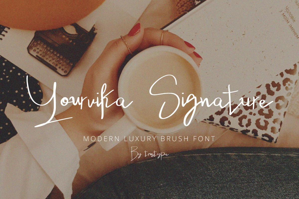 Yourvika Signature, a Handwritten Font by Eltypesstudio (Photo 1 of 11)