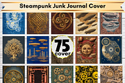 75 Steampunk Junk Journal Cover, a Brochure Template by LA Design (Thumbnail 1 of 10)