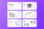 White Modern Annual Report PPT, a Presentation Template by Aiyari Graphic (Thumbnail 3 of 5)