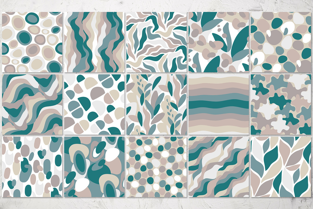 15 abstract patterns, a Pattern Graphic by pineart (Photo 2 of 5)
