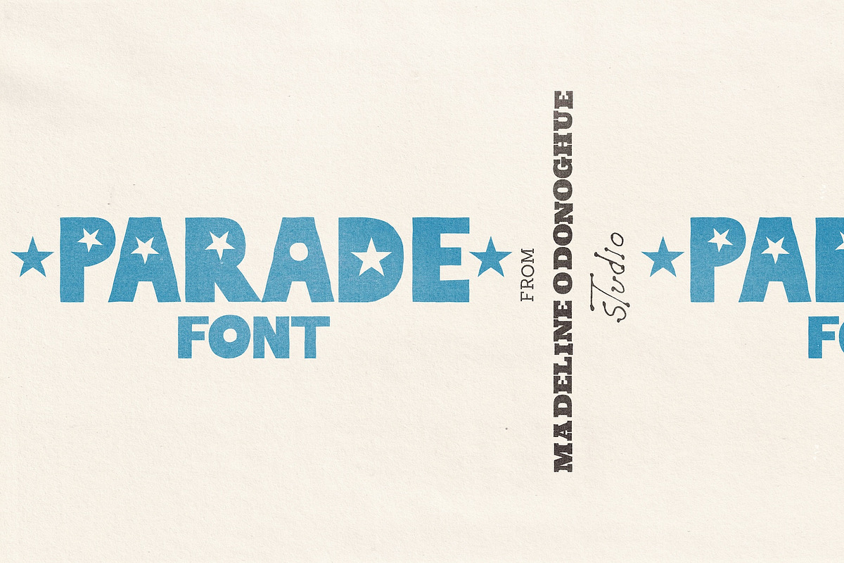 Parade Hand Crafted Font, a Handwritten Font by Madeline ODonoghue Design (Photo 4 of 11)
