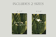 Greenery Wedding Invitation Template, an Invitation Template by InvitingStorys (Thumbnail 4 of 9)