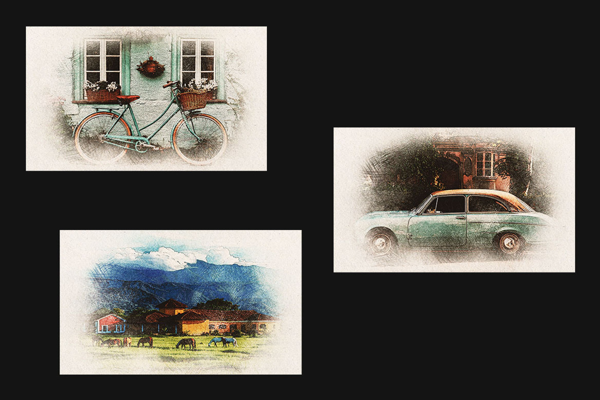 Colored Pencil Photo Effect, a Layer Style Add-On by dokudokunomi (Photo 3 of 5)