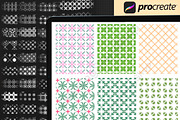 Procreate Floral Geometric Seamless, a Brush Add-On by DrawingStoryShop (Thumbnail 4 of 6)