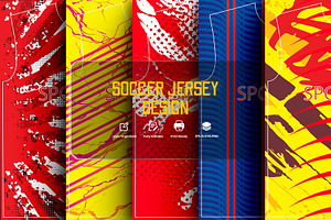 Abstract Sports Jersey PatternBundle