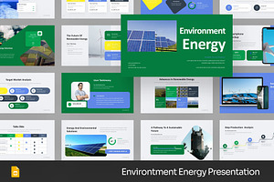 Environment Energy GSlides, PPoint, a Presentation Template by Fit-tee