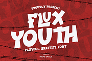 Flux Youth Playful Graffiti, a Serif Font by Haps Space (Thumbnail 1 of 10)