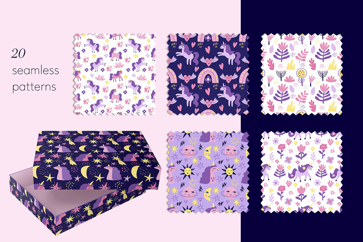 Unicorn - magic collection, a Graphic by rinaletters (Photo 3 of 14)